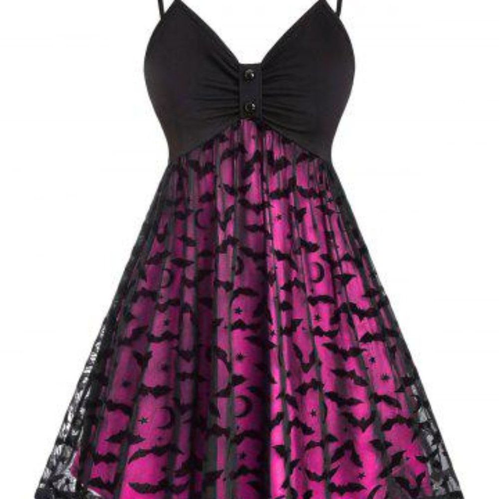 L@@king for pink mesh halloween dress in XL